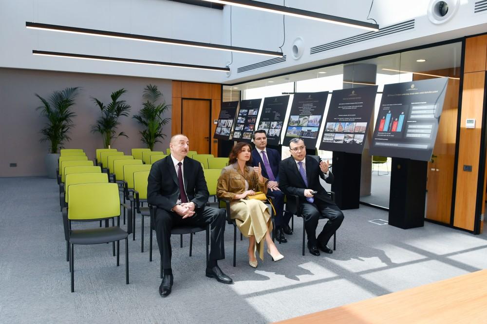 President Aliyev, First Lady Mehriban Aliyeva attend opening of administrative building of DOST Agency (PHOTO)
