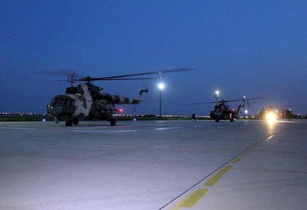 Azerbaijan’s military helicopters arrive in Turkey for drills (PHOTO/VIDEO)