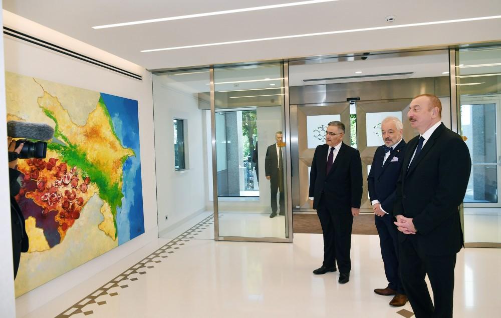 President Aliyev attends inauguration of new building of Azerbaijani embassy in Belgium (PHOTO)