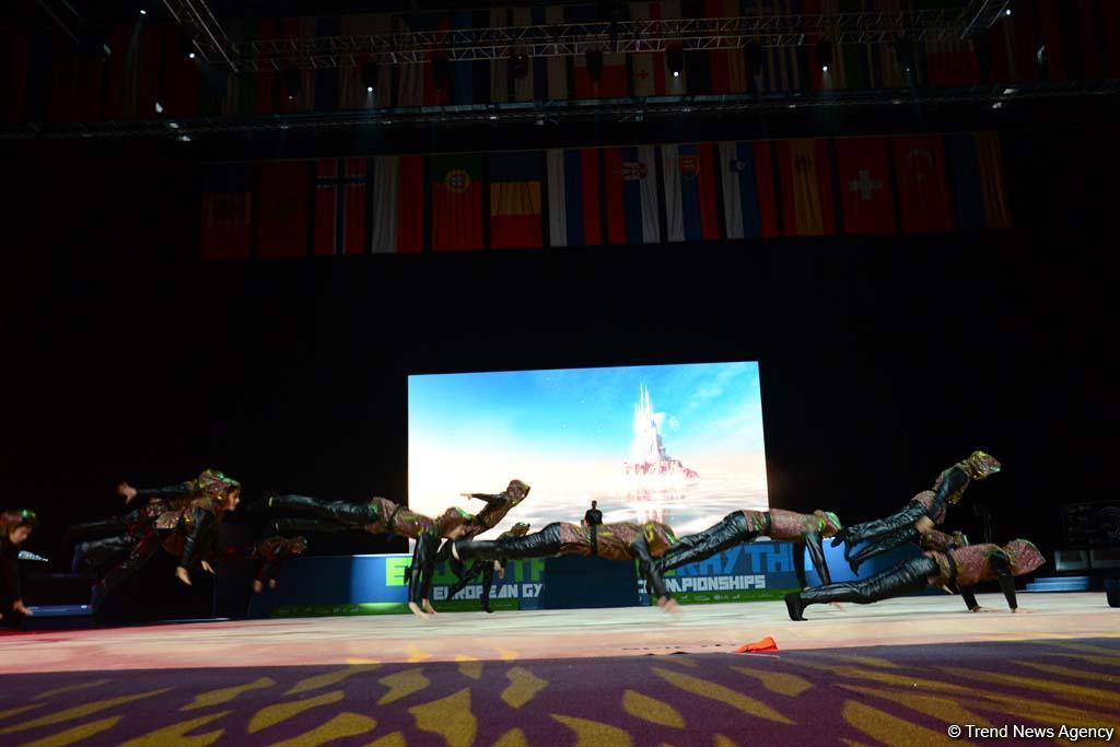 Fascinating, bright, exciting rehearsal of opening ceremony of European Championships in Rhythmic Gymnastics in Baku (PHOTO)