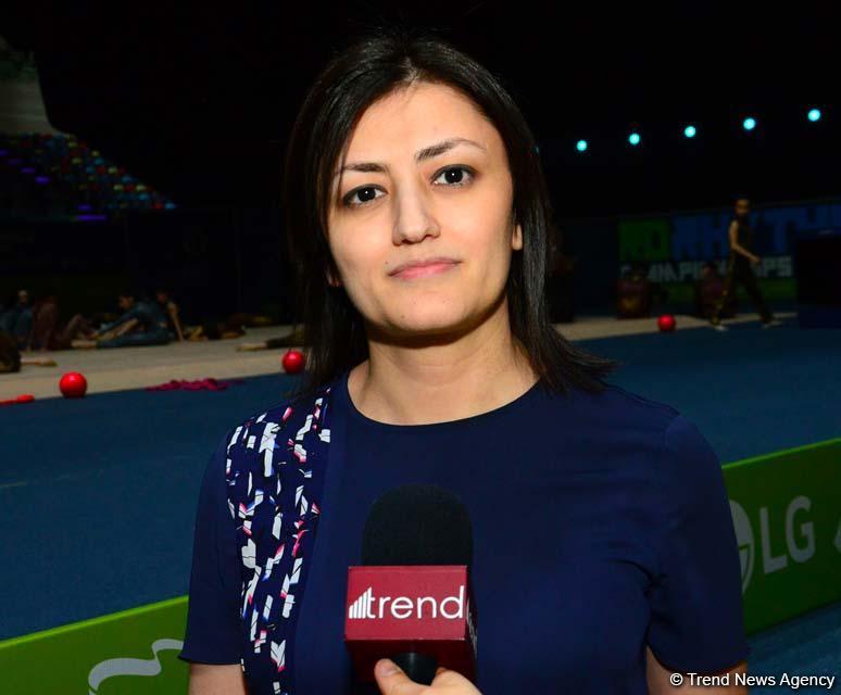 Secretary General of AGF tells about opening ceremony of European Championships in Rhythmic Gymnastics in Baku (PHOTO)