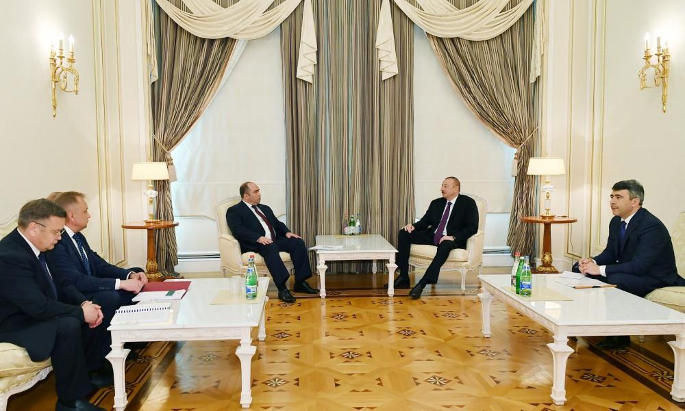 President Ilham Aliyev receives Belarus deputy PM (PHOTO)
