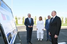 Президент Ильхам Алиев принял участие в открытии завода по производству шприцев в Пираллахинском промышленном парке (ФОТО) (версия 2)