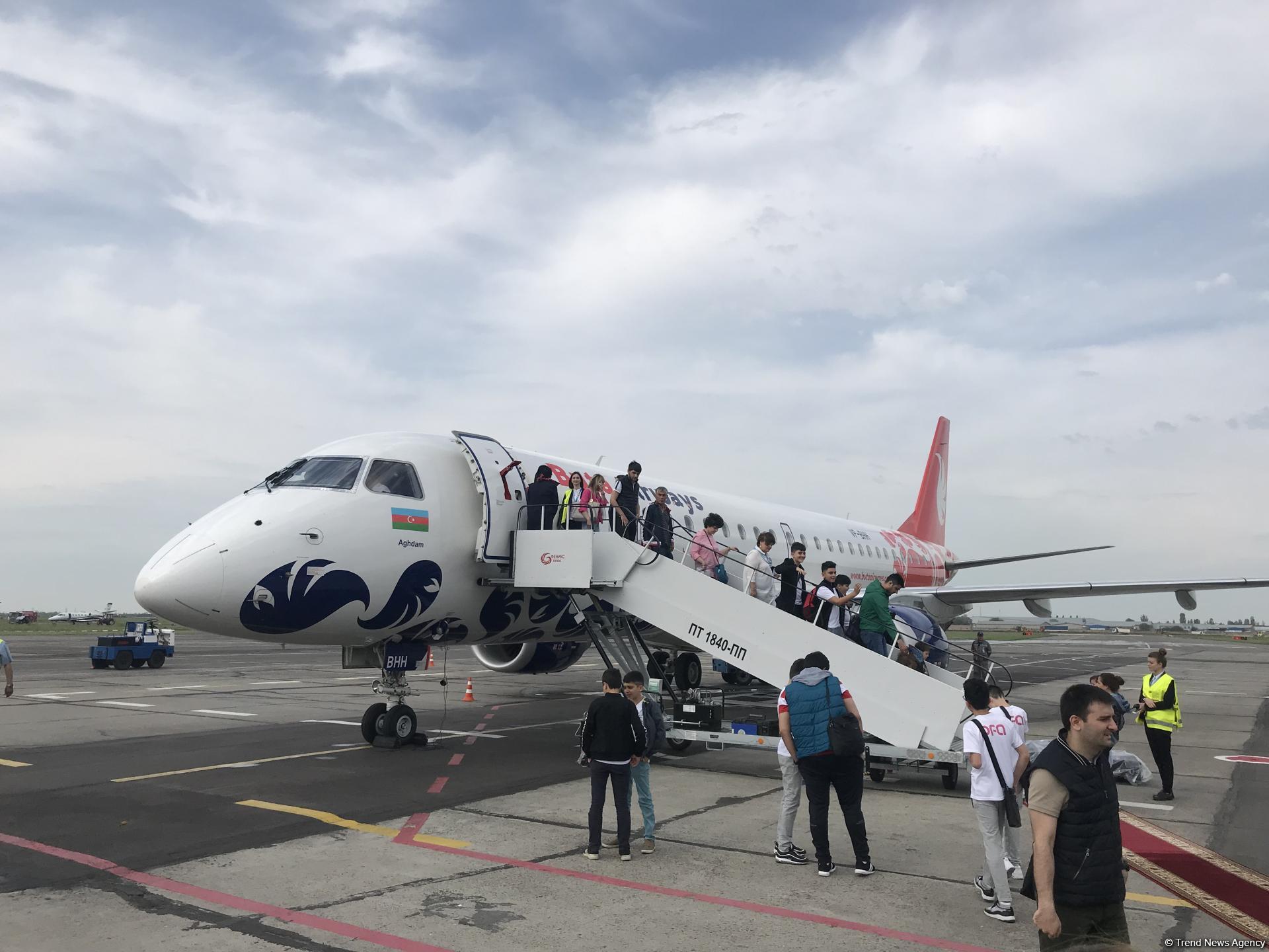"Buta Airways" Bakı-Odessa marşrutu üzrə ilk uçuşunu həyata keçirib (FOTO)