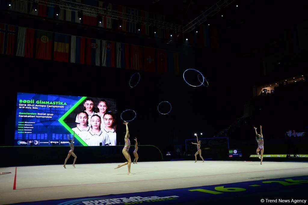 Bakıda bədii gimnastika üzrə 35-ci Avropa çempionatı start götürüb (FOTO)