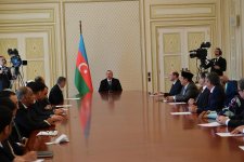 Президент Ильхам Алиев принял послов и руководителей диппредставительств мусульманских стран (ФОТО)