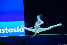 Bakıda bədii gimnastika üzrə 35-ci Avropa Çempionatının üçüncü günü start götürüb (FOTO)