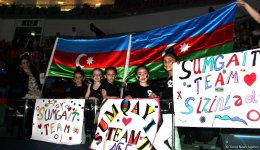 Third day of 35th European Rhythmic Gymnastics Championships in Baku continues (PHOTO)