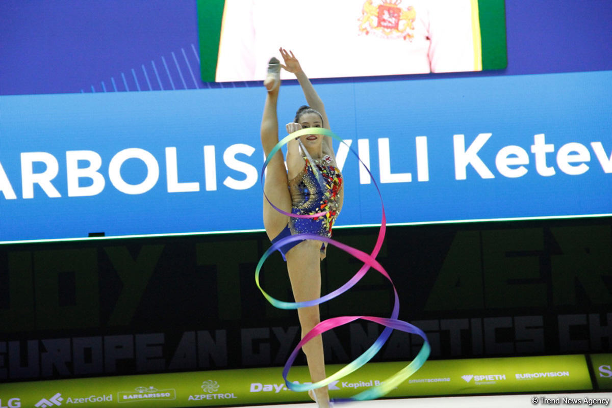 Third day of 35th European Rhythmic Gymnastics Championships starts in Baku (PHOTO)