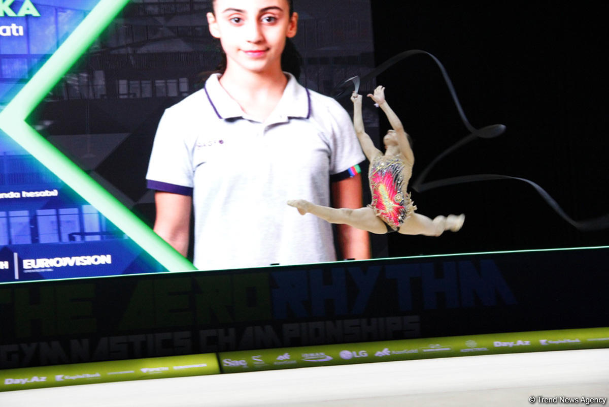 Azerbaijani gymnast qualifies for finals of European Rhythmic Gymnastics Championships in exercises with clubs