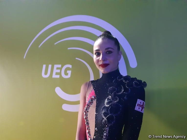 Конкуренция на Чемпионате Европы в Баку огромная – грузинская гимнастка