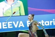 Лучшие моменты финальных соревнований Чемпионата Европы по художественной гимнастике в Баку (ФОТО)