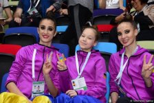 Bədii gimnastika üzrə 35-ci Avropa Çempionatının final yarışlarından maraqlı anlar (FOTO)