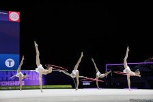 Bakıda bədii gimnastika üzrə 35-ci Avropa çempionatının finalı keçirilir (FOTO)