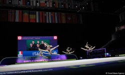 Finals of 35th European Rhythmic Gymnastics Championships kick off in Baku (PHOTO)