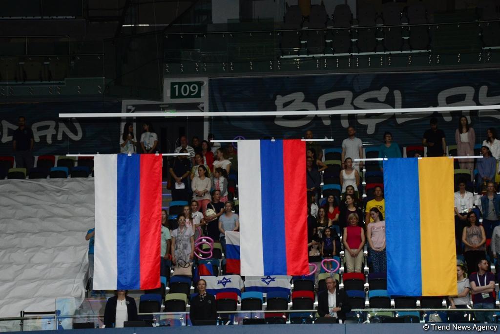 Winners of the 35th European Rhythmic Gymnastics Championships awarded in Baku (PHOTO)