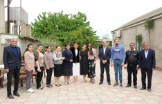 Azerbaijani First VP Mehriban Aliyeva visits Kurdakhani settlement of Baku (PHOTO)