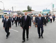 Prezident İlham Əliyev Sabunçu dəmir yolu vağzalı kompleksinin açılışında iştirak edib (YENİLƏNİB) (FOTO)