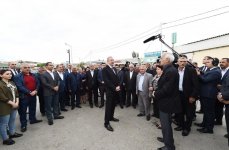 Prezident İlham Əliyev Sabunçu dəmir yolu vağzalı kompleksinin açılışında iştirak edib (YENİLƏNİB) (FOTO)