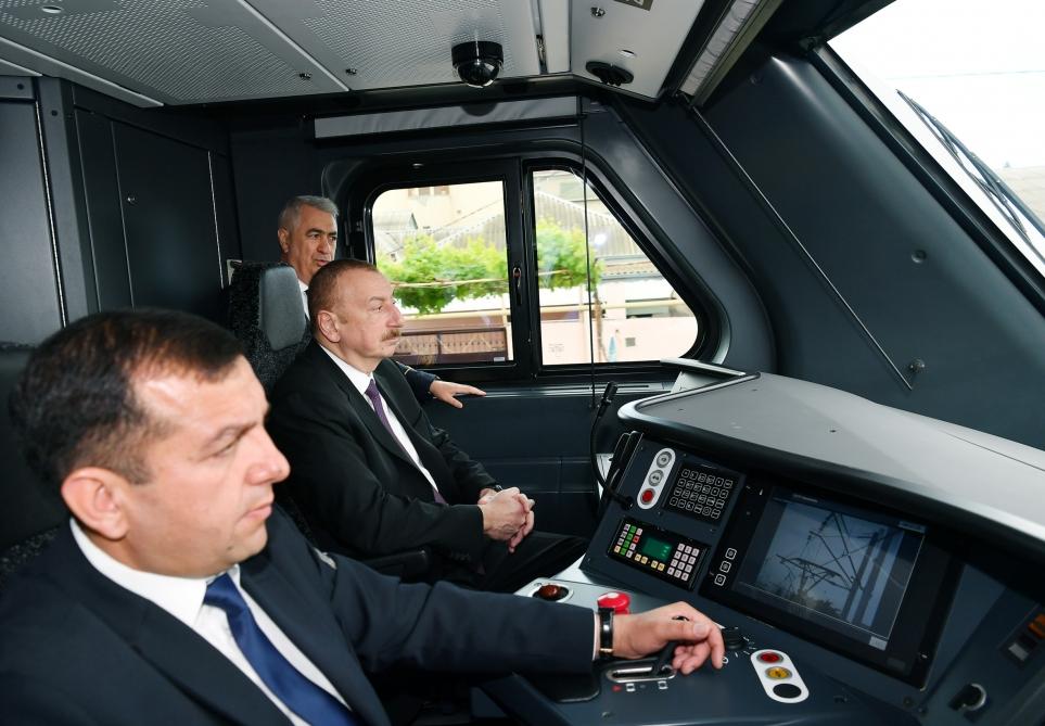 Президент Ильхам Алиев принял участие в открытии Сабунчинского железнодорожного вокзального комплекса (ФОТО)