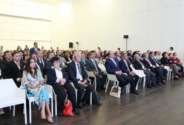 Vice-President of Heydar Aliyev Foundation Leyla Aliyeva attends 1st International Congress of Azerbaijani Hematology Specialists (PHOTO)