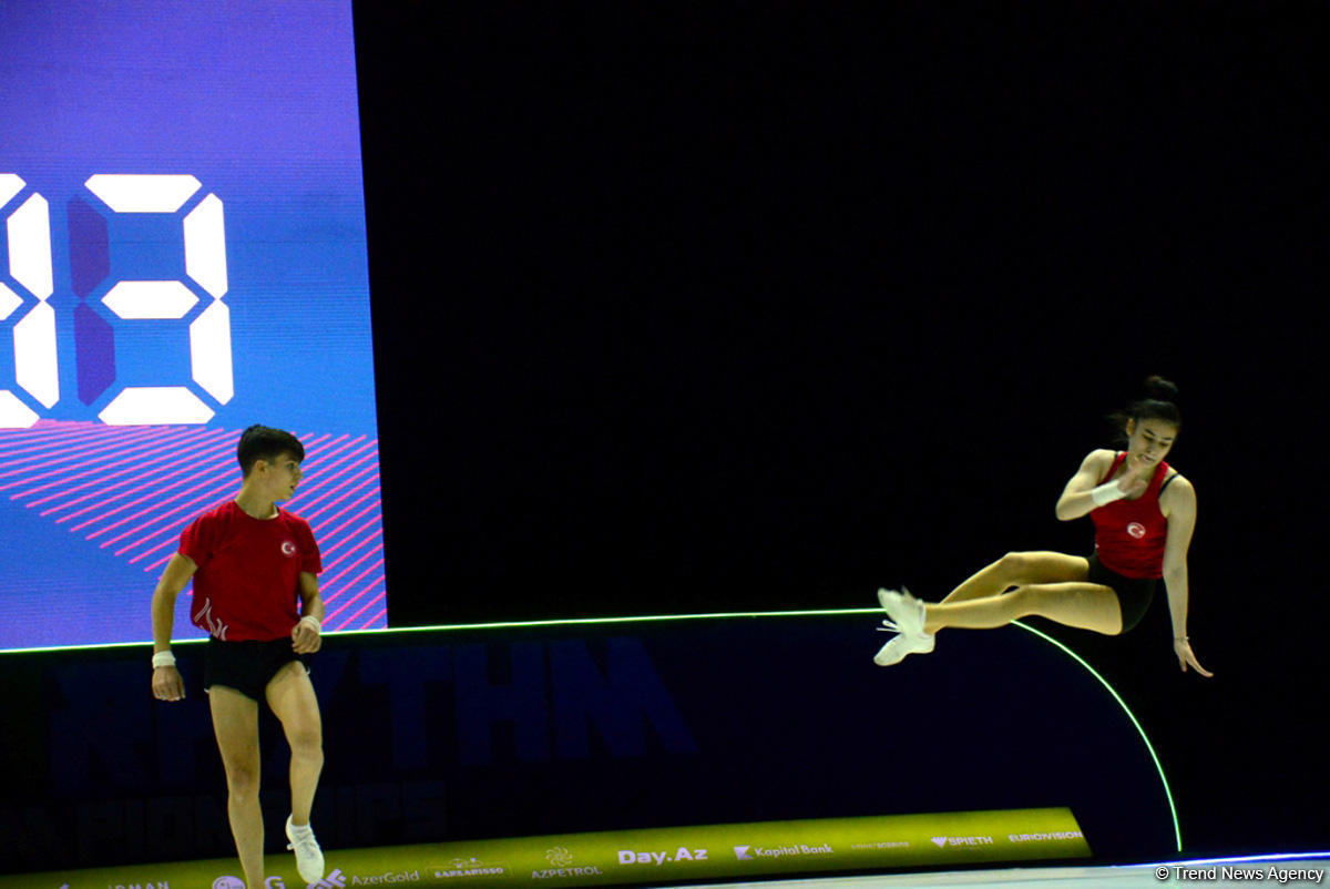 Training underway in Baku for European Aerobic Gymnastics Championships (PHOTO)
