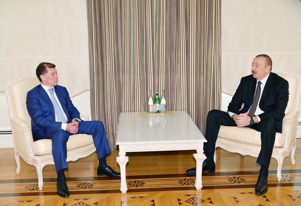 Президент Ильхам Алиев принял министра труда и соцзащиты России (ФОТО) (версия 2)