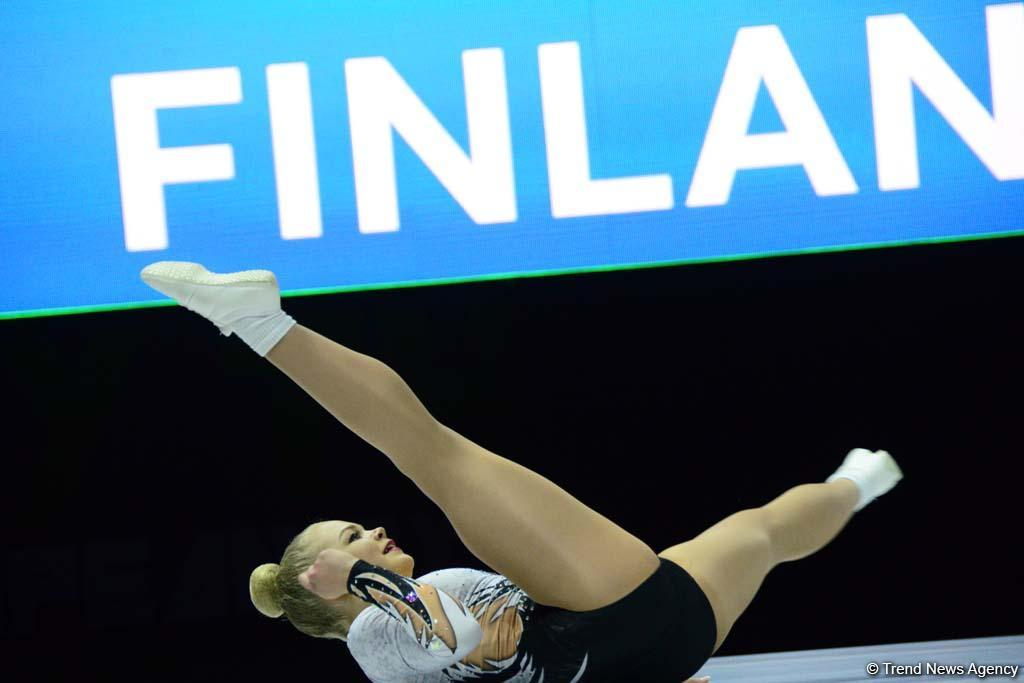 В Баку продолжаются соревнования в рамках Чемпионата Европы по аэробной гимнастике (ФОТО)