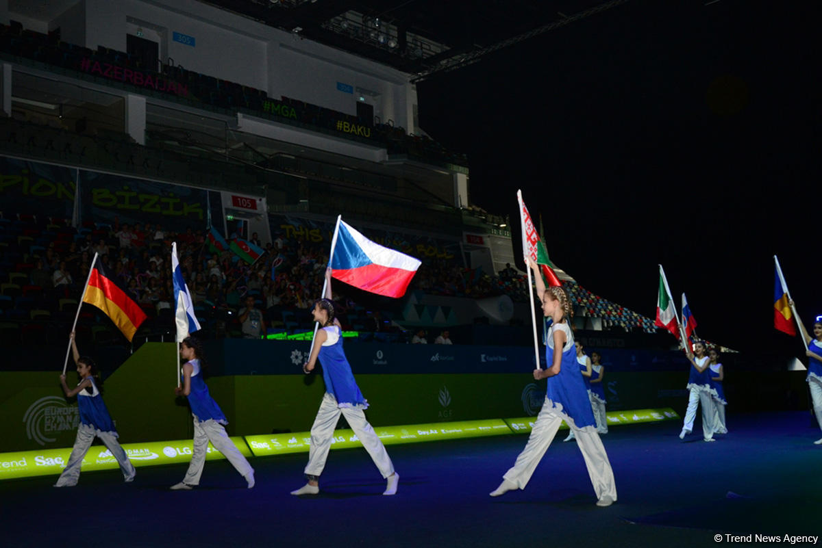 Stunning opening ceremony of 11th European Aerobic Gymnastics Championships in Baku (PHOTO)