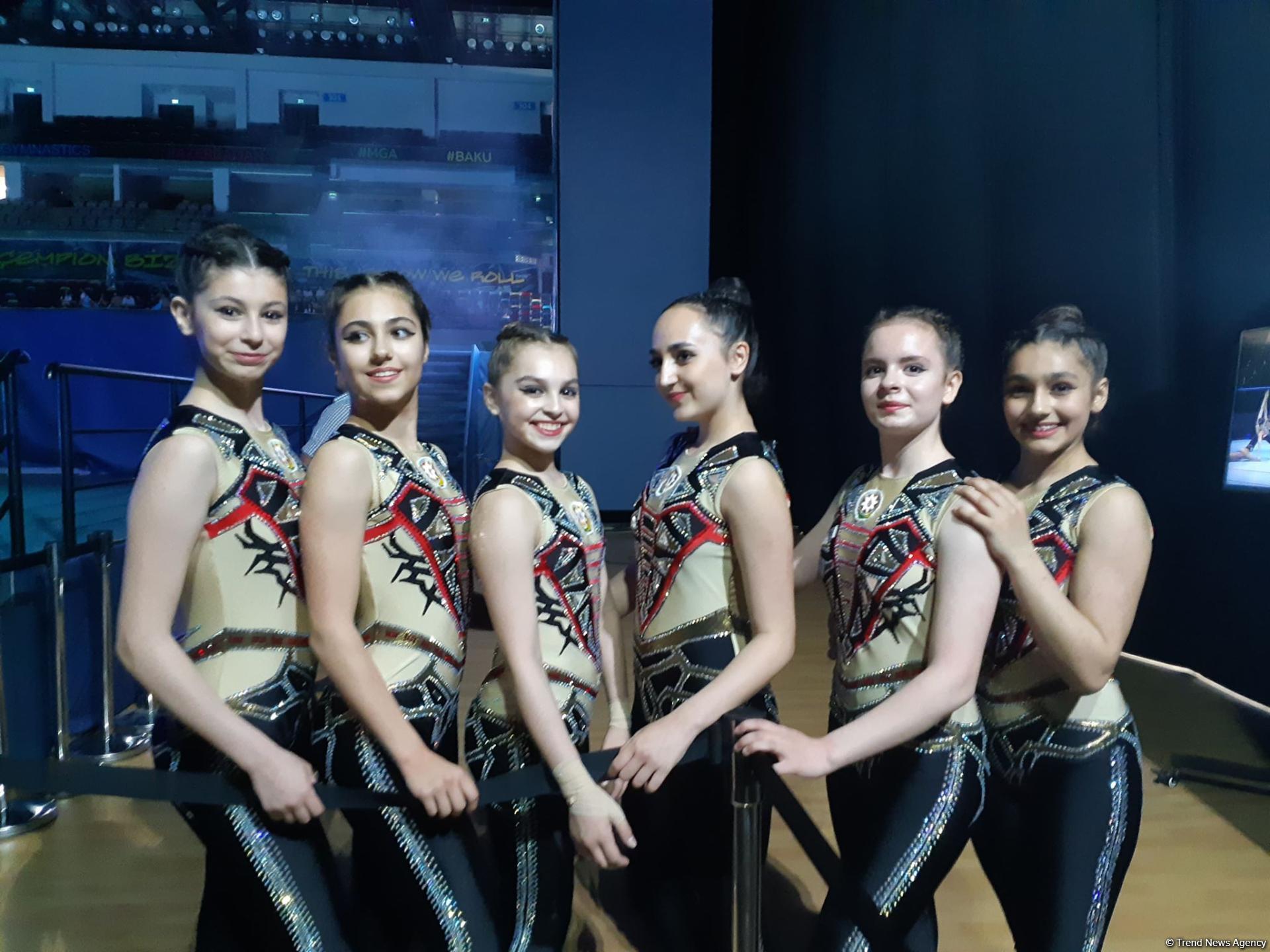 Azerbaijani team talks about reaching finals at European Aerobic Gymnastics Championships