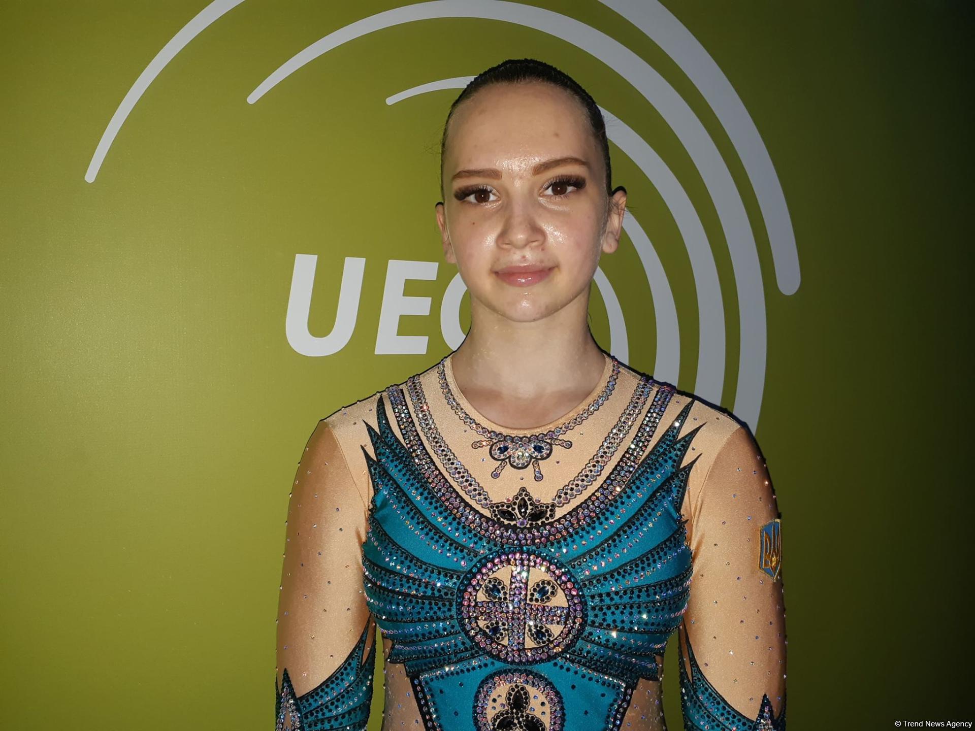 На Чемпионате Европы в Баку созданы все необходимые условия – украинская гимнастка