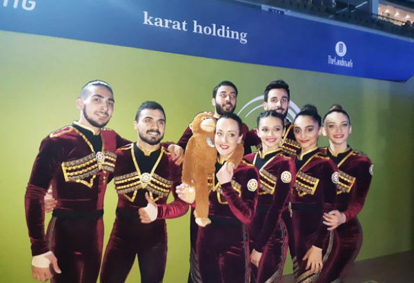 Все рады и довольны результатом – команда Азербайджана, вышедшая в финал Чемпионата Европы по аэробной гимнастике