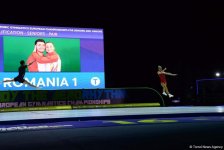 Лучшие моменты второго дня Чемпионата Европы по аэробной гимнастике в Баку (ФОТО)