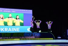 Competitions as part of Day 2 of European Aerobic Gymnastics Championships in Baku continue (PHOTO)