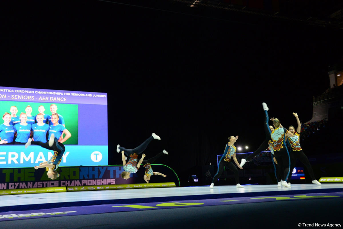 2nd day of 11th European Aerobic Gymnastics Championships kicks off in Baku (PHOTO)