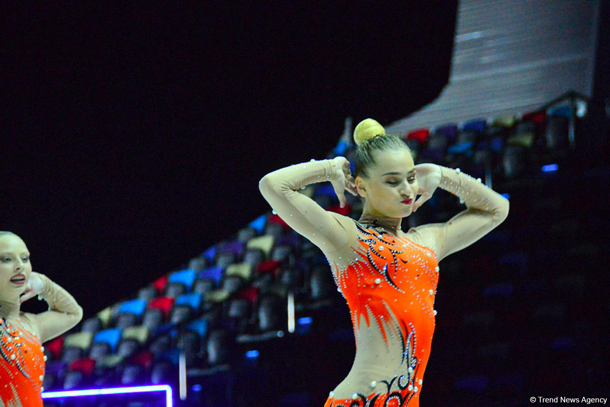 Competitions as part of Day 2 of European Aerobic Gymnastics Championships in Baku continue (PHOTO)