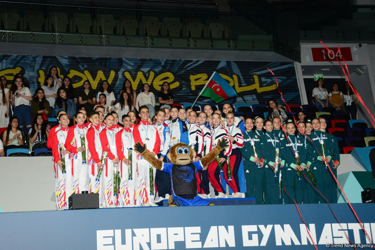 Joy & delight at European Aerobic Gymnastics Championships in Baku (PHOTO)