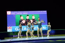 В Баку продолжаются финальные соревнования 11-го Чемпионата Европы по аэробной гимнастике (ФОТО)