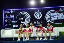 В Баку продолжаются финальные соревнования 11-го Чемпионата Европы по аэробной гимнастике (ФОТО)