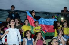 В Баку прошла церемония награждения победителей Чемпионата Европы в индивидуальной программе среди женщин и мужчин и смешанных пар (ФОТО)
