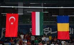 В Баку прошла церемония награждения победителей Чемпионата Европы в индивидуальной программе женщин и мужчин и смешанных пар (ФОТО)