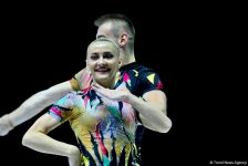 Best moments of 11th European Aerobic Gymnastics Championship finals in Baku (PHOTO)