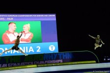 Bakıda aerobika gimnastikası üzrə 11-ci Avropa Çempionatının final yarışmalarının ən yaxşı anları (FOTO)