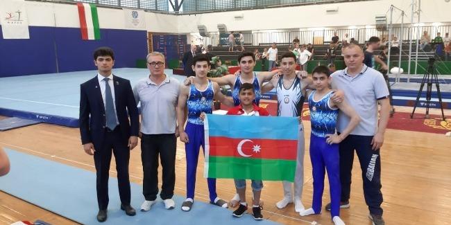 Азербайджанские гимнасты завоевали шесть медалей в Будапеште