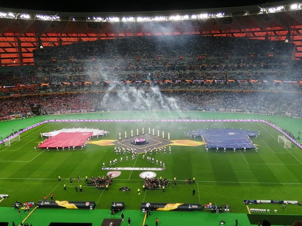 Красочная церемония открытия финала Лиги Европы УЕФА сезона 2018-2019 (ВИДЕО)