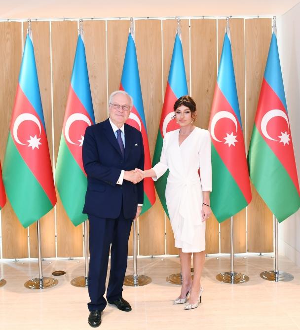 Первый вице-президент Мехрибан Алиева встретилась с главой компании Rothschild Global Financial Advisory (ФОТО)