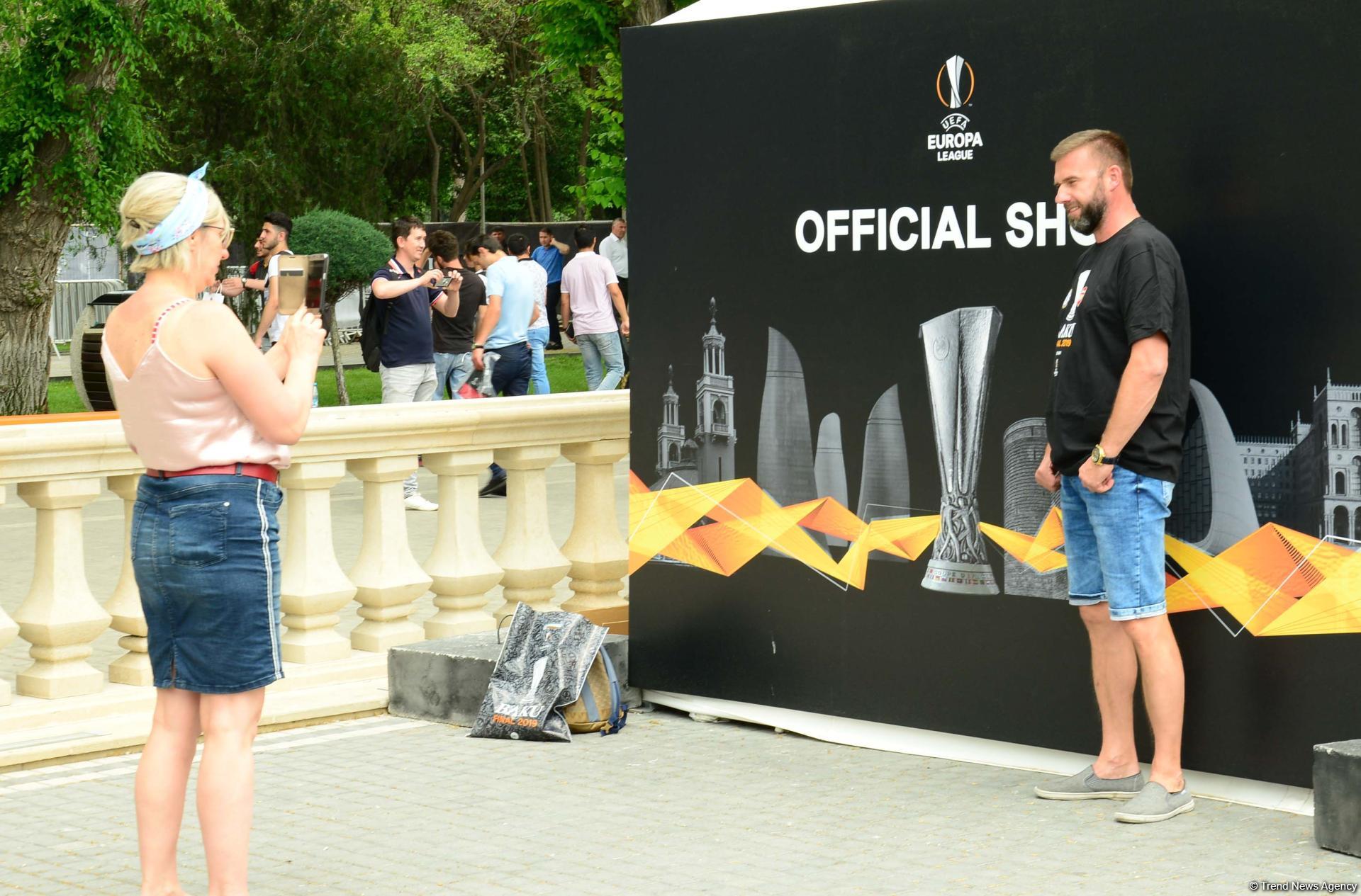 Bakıda UEFA Avropa Liqasının final qarşılaşmasına saatlar qalır (FOTO)