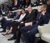 Президент Ильхам Алиев и Первая леди Мехрибан Алиева наблюдали за финалом Лиги Европы УЕФА на Бакинском олимпийском стадионе (ФОТО)