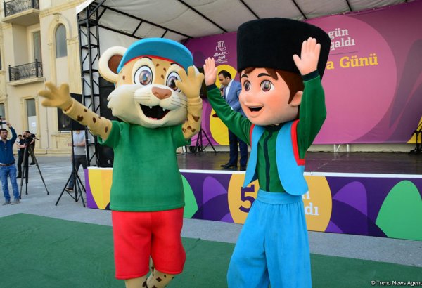 Mascots of 15th Summer European Youth Olympic Festival presented in Baku (PHOTO)