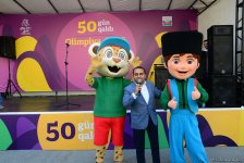 XV Avropa Gənclər Yay Olimpiya Festivalının maskotları Cırtdan və Bəbir təqdim olunub (FOTO)